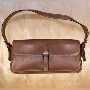 Coach Hampton East West Leather Shoulder Bag